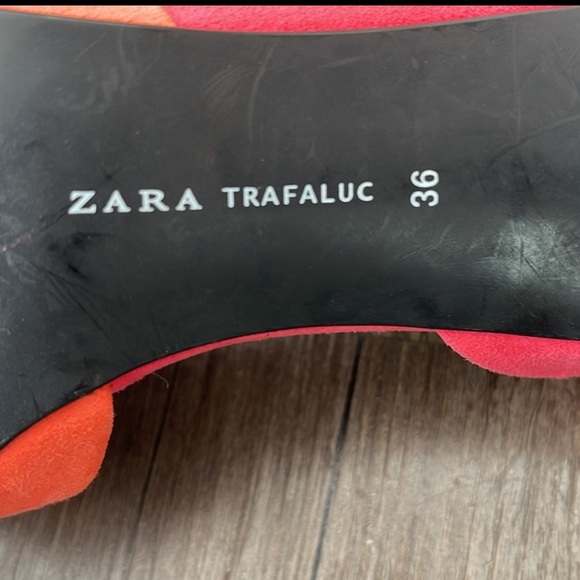 Zara Suede D’Orsay Heels In Three Color Court Multicolor - Picture 9 of 10